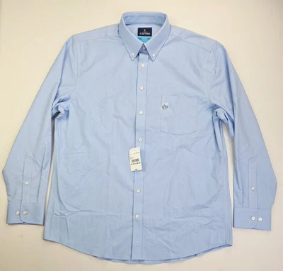 Stafford Coolmax Regular Fit Large 16-16.5 34-35 Button Down Oxford Shirt NWT - Image 1 of 4