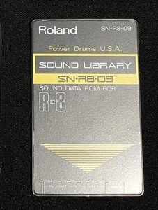 Roland Sound Library SN-R8-09 POWER DRUMS CARD - Picture 1 of 1