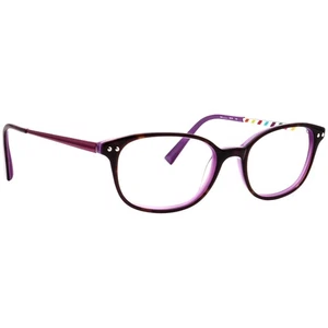 Kate Spade Eyeglasses Manuela 0DV8 Dark Havana on Purple Square Frame 49[]17 140 - Picture 1 of 6