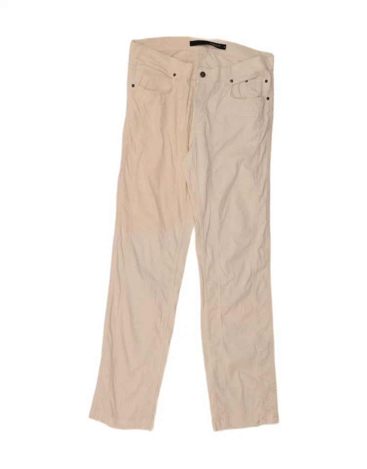 JECKERSON Mens Straight Corduroy Trousers W40 L34  Off White Cotton ZP04 - Image 1 of 4
