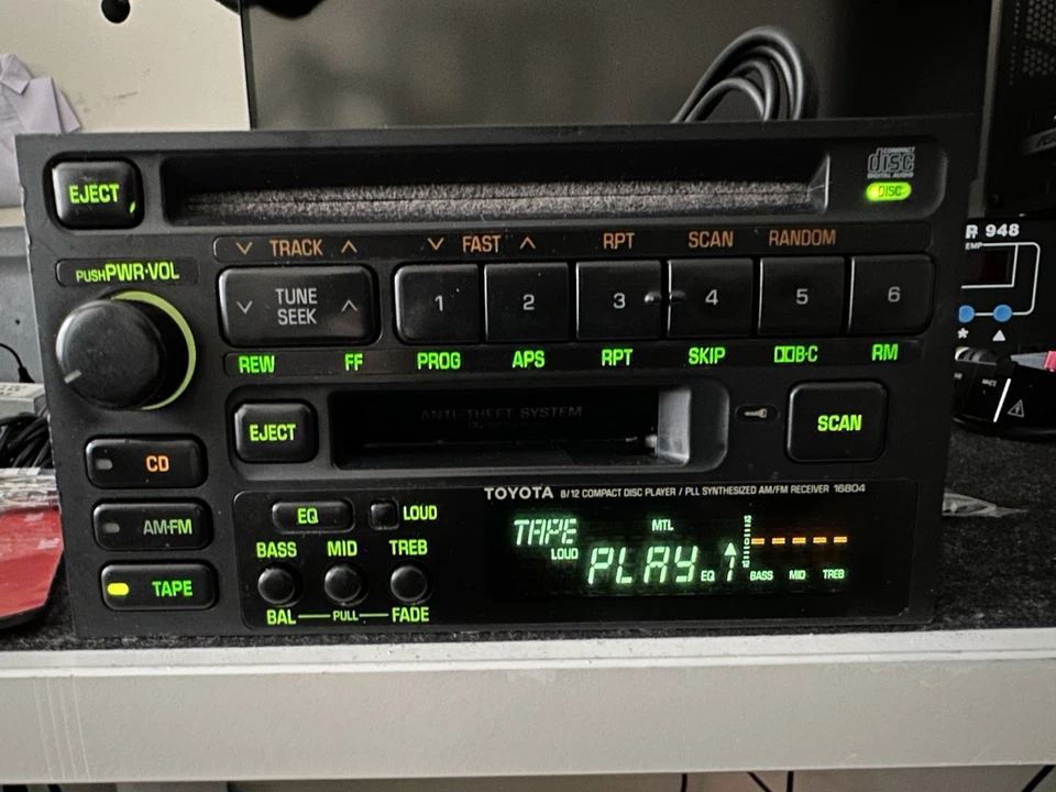 Toyota Celica ST185 &  Supra JZA80  MK4, Super Live Sound RARE : 86120-33110 - Image 1 of 4