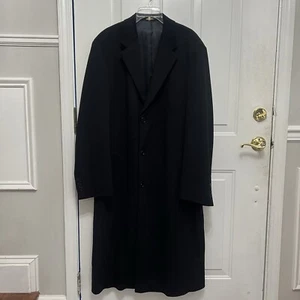Brooks Brothers BrooksStorm Black Loro Piana Storm System Overcoat 44L - Bild 1 von 17