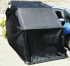 Groß Motorrad Shelter Abdeckplane Schuppen Garage Moped Motorrad-lagerung - Bild 1 von 9