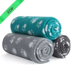 3er Set Tierdecke eco-line aus 100% recyceltem Fleece grau dunkelgrau türkis - Bild 1 von 10