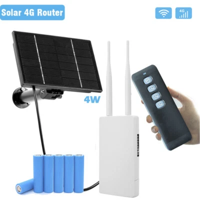 Outdoor 12V1A WIFI Wireless Solar 4G Router for Solar IP Camera With Battery - Image 1 of 4