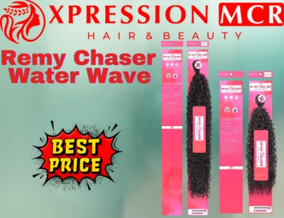 Remy Chaser Water Wave Synthetic Natural Black - Natural Brown 20" & 30" Inch