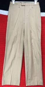 Boys GUCCI Flat Front Dress Pants Size 26x26 Beige Made in Switzerland - Picture 1 of 6