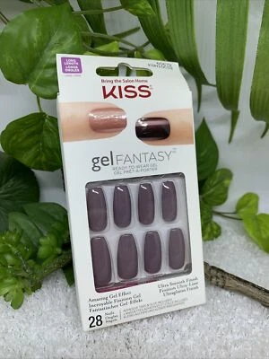 KISS GEL FANTASY Gel Effekt Nägel 60672 28 x Kunstnägel + Kleber *neu*