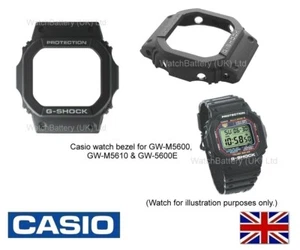 Casio Bezel GW-M5600, GW-M5610 G-5600E - Watch case cover shell 10287075-Genuine - Picture 1 of 4