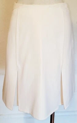 Falda plisada crema Chado Ralph Rucci talla S Foto 1 de 4