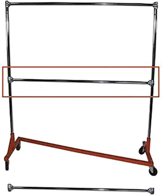 Estante para ropa Z-Truck rodante doble riel OSHA resistente 400 libras Foto 1 de 4