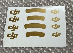 DJI Phantom 1 , 2  or 3   Gold or Silver Sticker Pack .......1 Set = 12 stickers