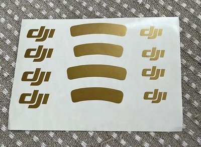 DJI Phantom 1 , 2  or 3   Gold or Silver Sticker Pack .......1 Set = 12 stickers - Image 1 of 3