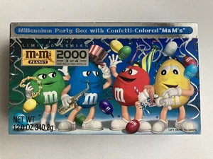 Caja de fiesta vintage Peanut M&M's Millennium 3 de 4 (vacía) - Imagen 1 de 7