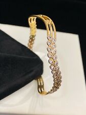 Atemberaubend Dubai Handgefertigte Armreif Armband In 916 Solides 22K Gelbgold