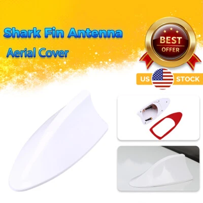 FOR 2014-2019 Hyundai Sonata Elantra Ebony Black Shark Fin Roof Antenna Cover US - Image 1 of 4