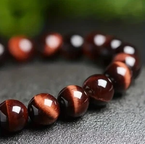 Tigerauge  Armband Perlenarmband Naturstein Partnerarmband - Bild 1 von 6