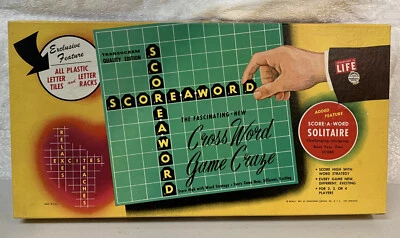 Vintage Score A Word Game Scrabble - Image 1 of 4