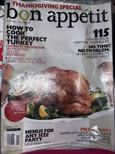 THANKSGIVING SPECIAL November 2010 BON APPETIT MAGAZINE NEW * SEALED - Picture 1 of 2