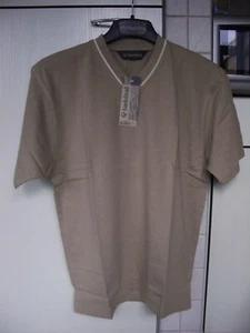 HAWKSHEAD HERREN BAUMWOLLE V-AUSSCHNITT T-SHIRT KURZARM TAUPE KLEIN BRANDNEU MIT ETIKETT & £12,00 - Bild 1 von 9