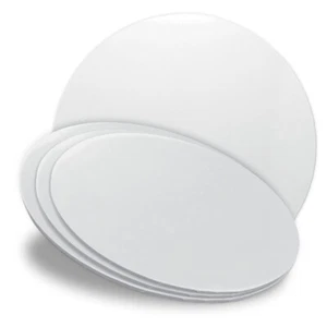 Masonite Cake Board White Round 8 -16 inch - 6mm Thick Sturdy - Picture 1 of 10