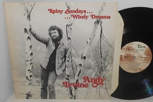 '80 ANDY IRVINE celtic folk LP RAINY SUNDAYS WINDY DREAMS IRELAND import inserts - Picture 1 of 2