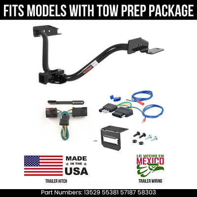 Enganche de remolque para Chrysler Pacifica 04-08 con cableado de 5 pines con correa de remolque OE Foto 1 de 4