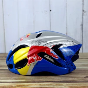 Red Bull Bicycle Helmet Breathable Cycling Scooter Skating Protective Gear 56-61 - Picture 1 of 6
