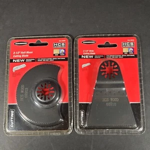 Hojas de corte Warrior para usar con herramientas multiusos media luna 2 1/2" lote de 2 - Imagen 1 de 13