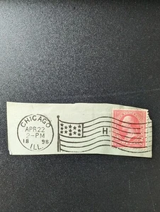 SAStamps: US Stamp # 252 Used On Piece - Picture 1 of 1