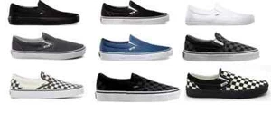 Vans New SlipOn Classic Sneakers Unisex Canvas Shoes All Colors Men's/Women's - Picture 1 of 29