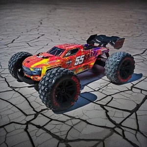 ARRMA KRATON 6S WRAP decal set - BODY SKINZ - wrap only - "FIREBALL" - Picture 1 of 4