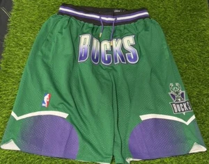 Just Don 95 96 Milwaukee Bucks Mitchell Ness Shorts XXL Mens Excellent Cond - Picture 1 of 6