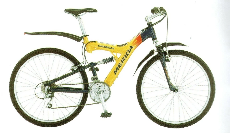 BICI MERIDA MTB FIREBALL 26'' UOMO MOUNTAIN BIKE 24V ALLUMINIO SOSP ANTER E POST - Immagine 1 di 1