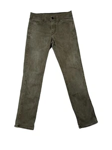Levi 511 Green Slim Sit Below Waist Denim Jeans 30 X 32 - Picture 1 of 4