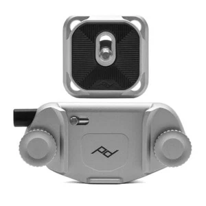 Peak Design Capture Clip (v3) Kamera Clip mit ARCA Wechselplatte silber - Bild 1 von 8