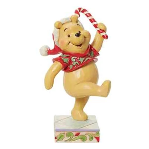 Jim Shore Disney POOH CHRISTMAS CANDY CANE-CHRISTMAS SWEETIE 6013062 NEW 2023 - Picture 1 of 4