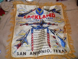 Vintage Lackland Air Force Base mom dad pillow cover - Picture 1 of 1