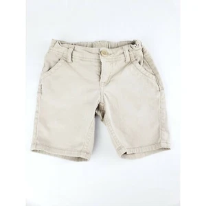 JUSTICE Girls Uniform Khaki Bermuda Shorts Belt Loops Size 6 - Picture 1 of 9
