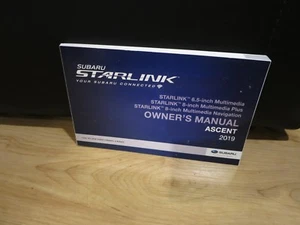2019 Subaru ASCENT STARLINK NAVIGATION SYSTEM MULTIMEDIA OWNERS MANUAL - Imagen 1 de 1