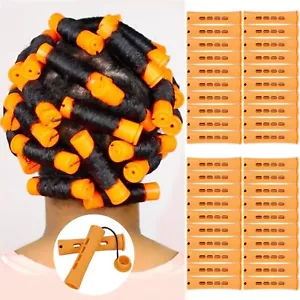 40pcs Cold Wave Perm Rods Set for Women's Long & Short Natural Hair - Plastic... - Picture 1 of 8