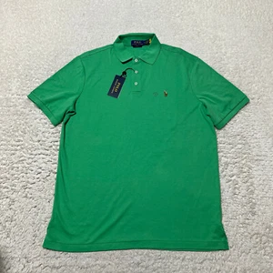 Polo Ralph Lauren Hombre Medio Verde Calce Clásico Rendimiento Poni Golf b2 - Imagen 1 de 13