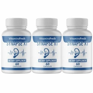 Synapse XT Tinnitus Relief - 3 Bottles 180 Capsules - Picture 1 of 8