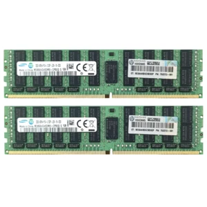 64 Go (2 x 32 Go) 4 portes x 4 PC4-2133P-LD0 Samsung M386A4G40DM0-CPB0Q HP:752372-081 - Photo 1/2