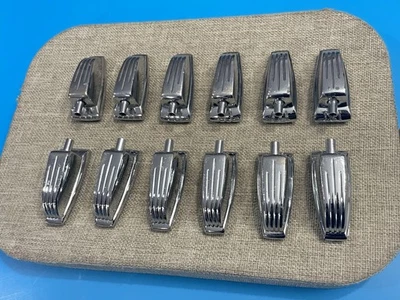 Ludwig 60s 70s Bass Drum Floor Tom Lug Set Grande Clásico Cromo 12 Tacos Foto 1 de 4