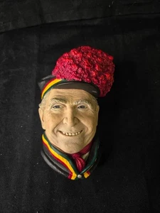 RARE Bossons 1989 Laplander Character Head Plaque 6 1/4" Top Condition - Bild 1 von 4
