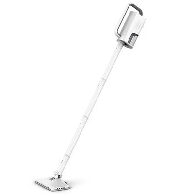 ACHTFACH STEAM CLEANER, 2 MICROFIBER PADS - WHITE/GRAY