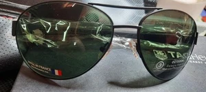 Tag Heuer Sunglasses Sport Matte Black Polarized Impact Resistant To 87mph - Picture 1 of 11