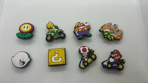 All New 8 pcs~ Nintendo Super Mario Croc Charms Shoe Clips Charms - Picture 1 of 3