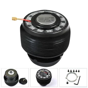 FIT CIVIC CRX/CR-X ACURR INTEGRA STEERING WHEEL 6-HOLE HUB ADAPTER+HORN BUTTON - Foto 1 di 1